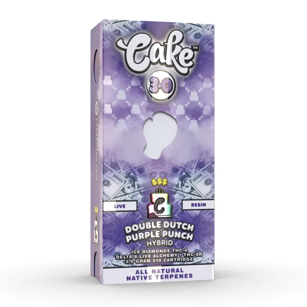 Cake Money Line 3g 510 Cartridge double dutch purple punch