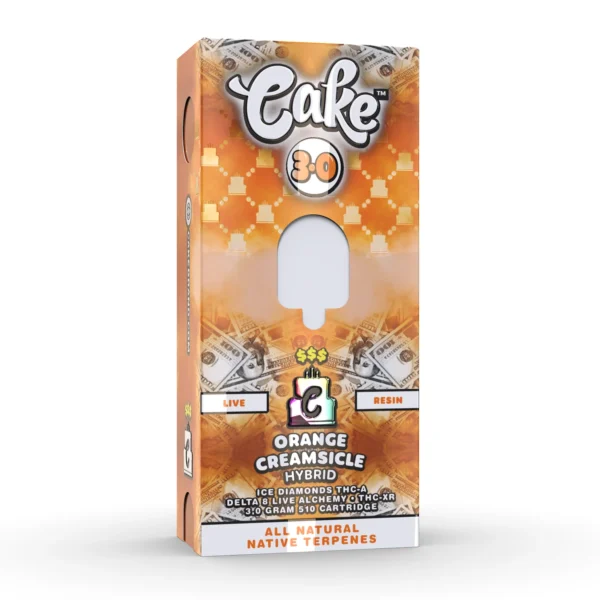 Cake Money Line 3g 510 Cartridge orange creamsicle