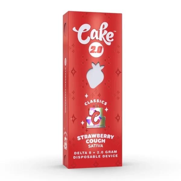 Cake delta 8 2 gram Disposable strawberry cough